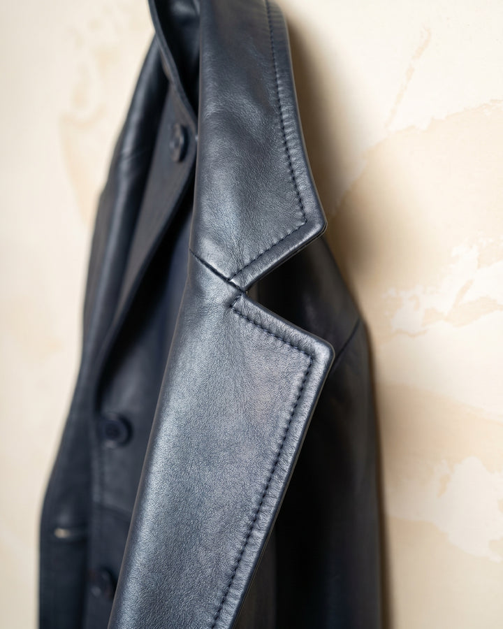 Sandro Faux Leather Blazer