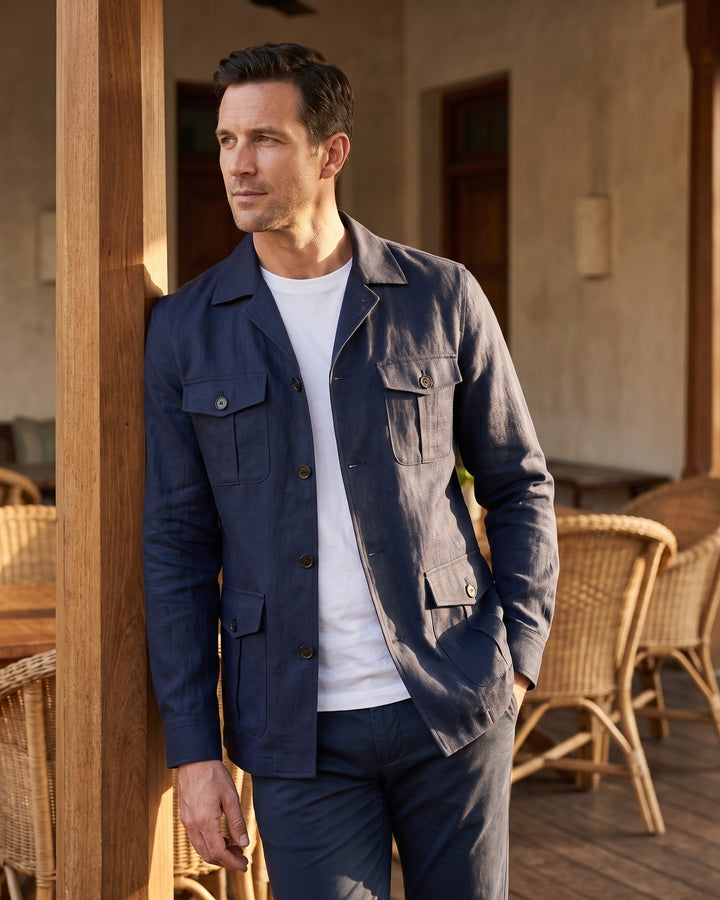 Ramiro Hemp Blend Safari Jacket