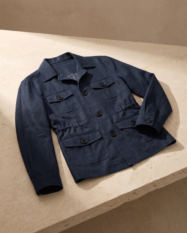 Ramiro Hemp Blend Safari Jacket