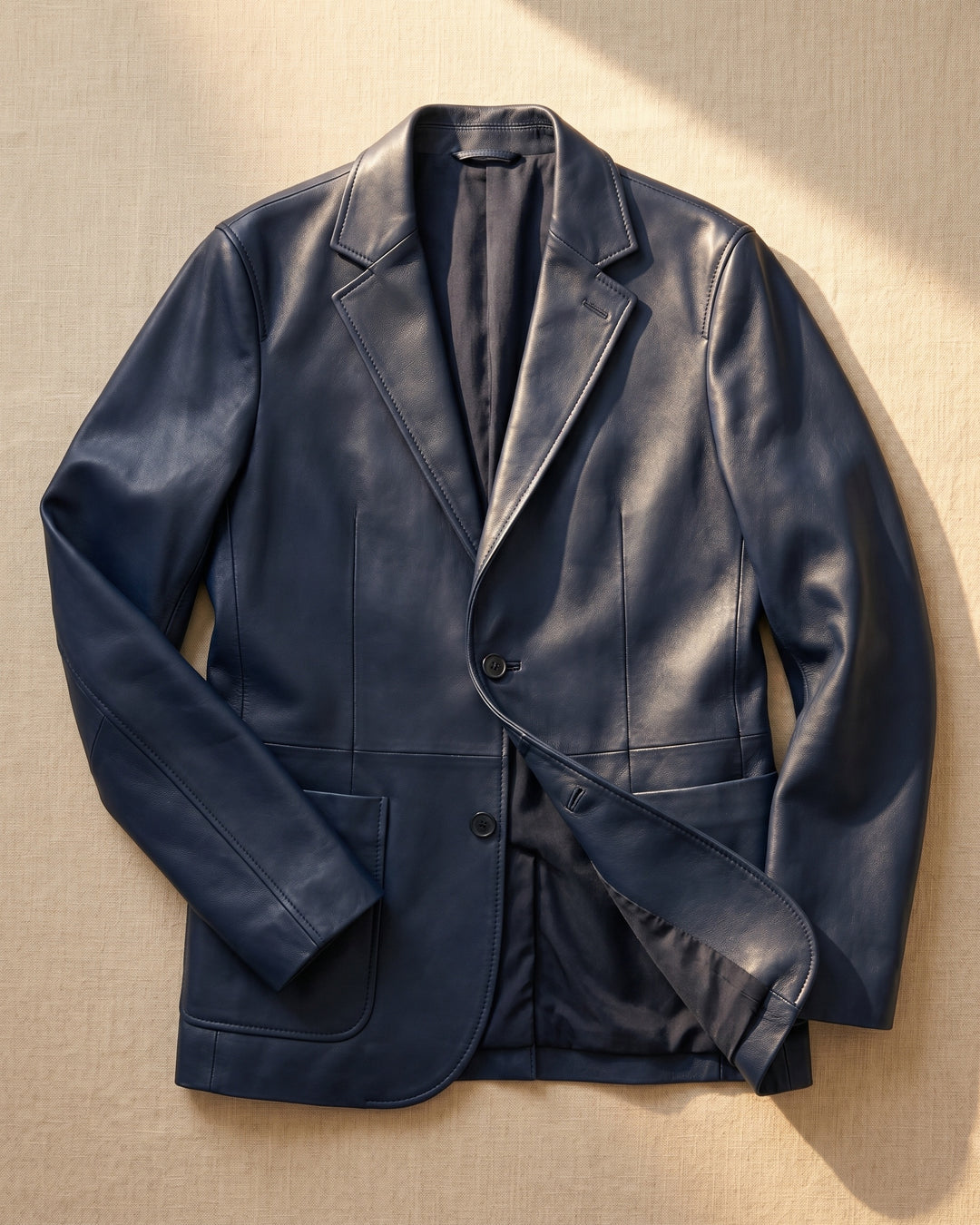 Sandro Faux Leather Blazer