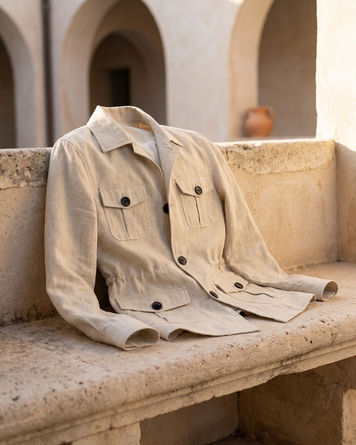 Ramiro Hemp Blend Safari Jacket