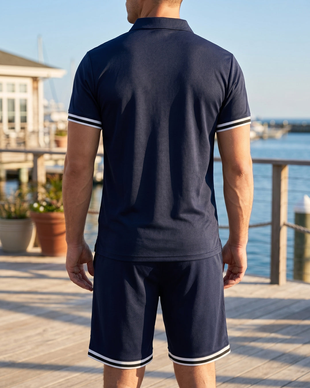 Nestor Polo and Shorts Set
