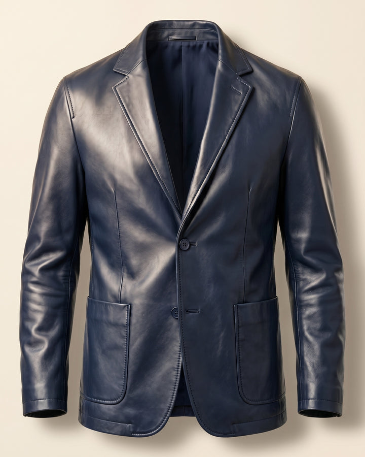 Sandro Faux Leather Blazer