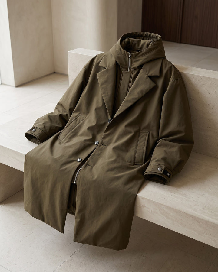 Umberto Hooded Overcoat