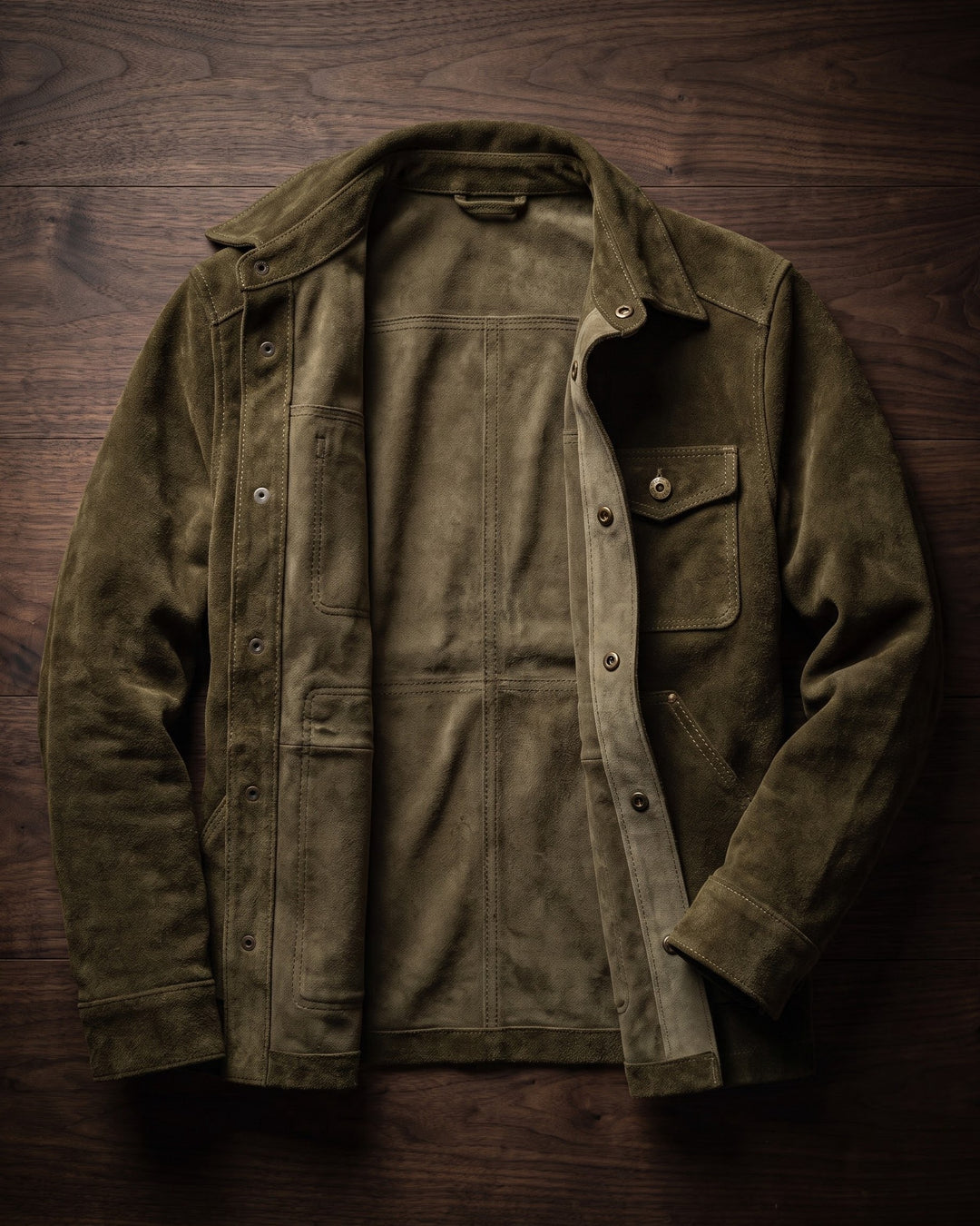 Ettore Suede Overshirt Jacket