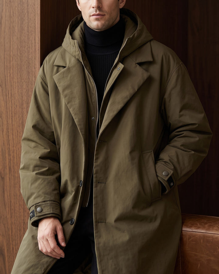 Umberto Hooded Overcoat