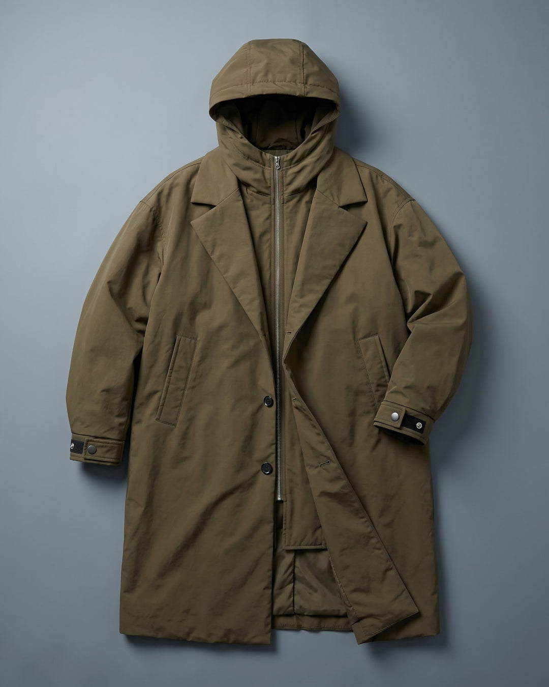 Umberto Hooded Overcoat