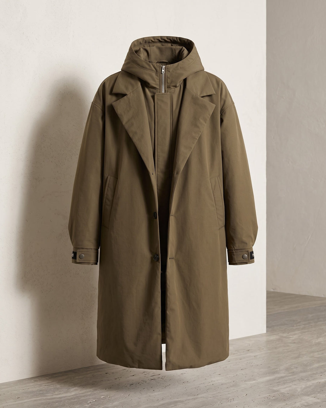 Umberto Hooded Overcoat