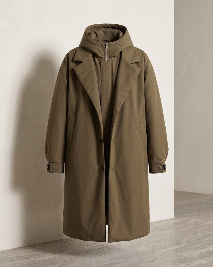 Umberto Hooded Overcoat
