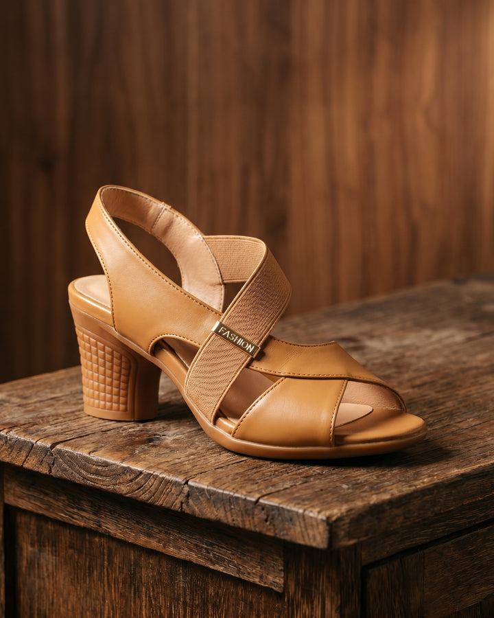 Rafaela Vegan Leather Heeled Sandal