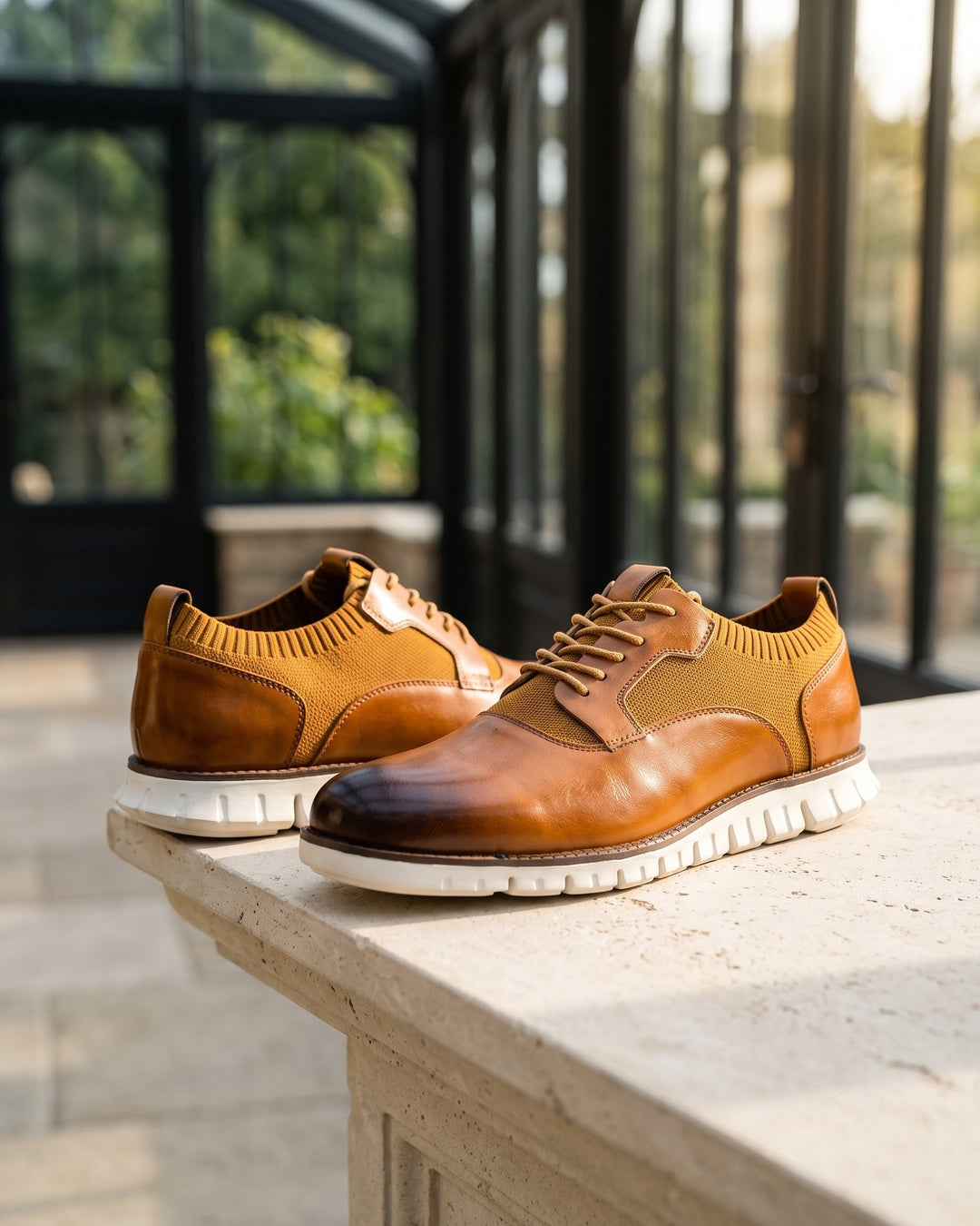 Emilio Faux Leather Hybrid Sneaker