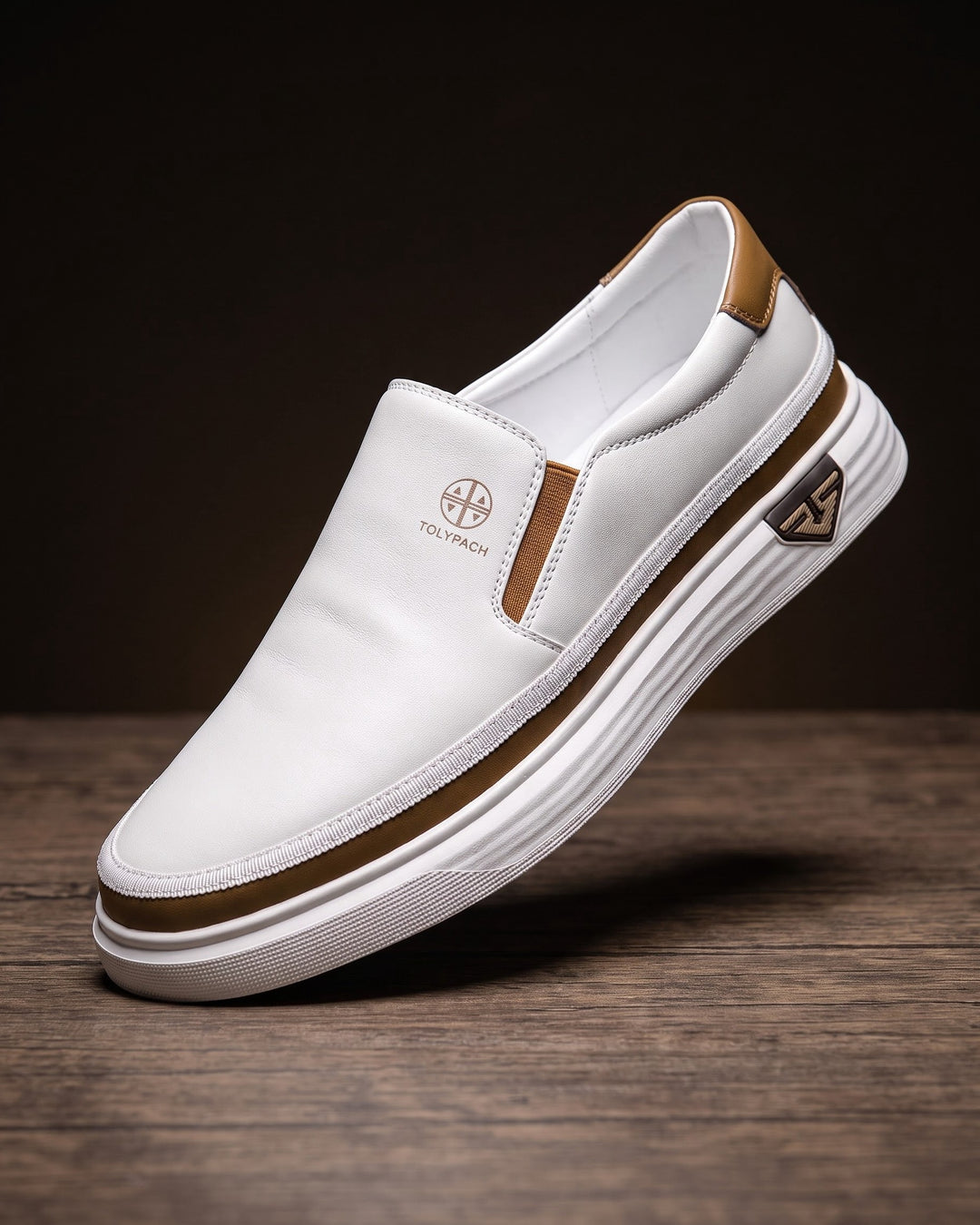 Leandro Faux Leather Slip-On Sneaker