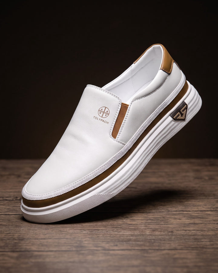 Leandro Faux Leather Slip-On Sneaker