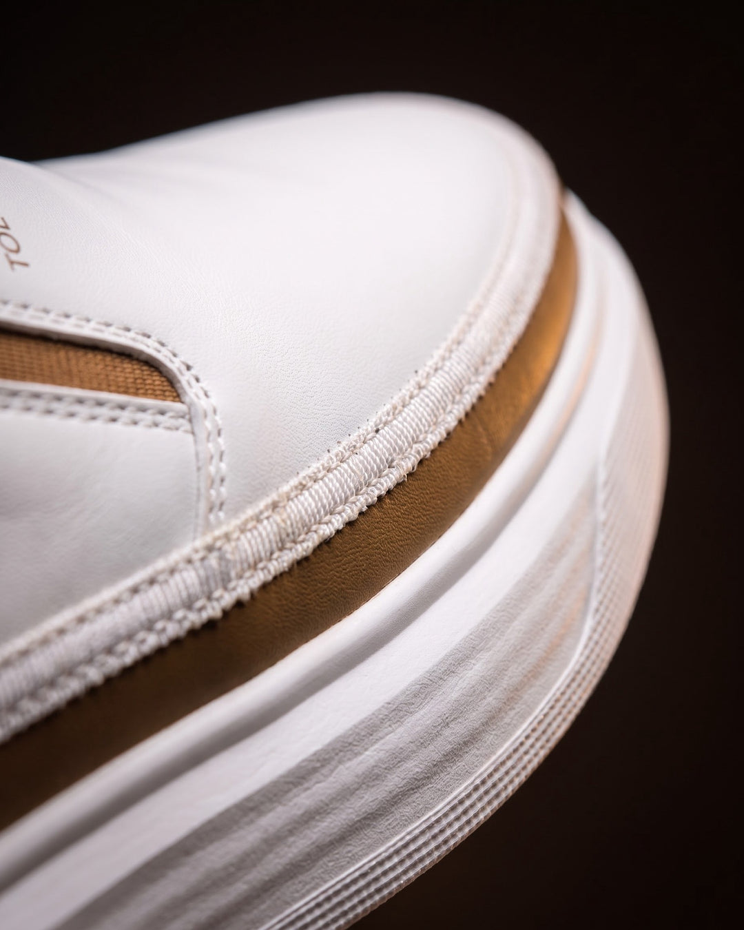 Leandro Faux Leather Slip-On Sneaker