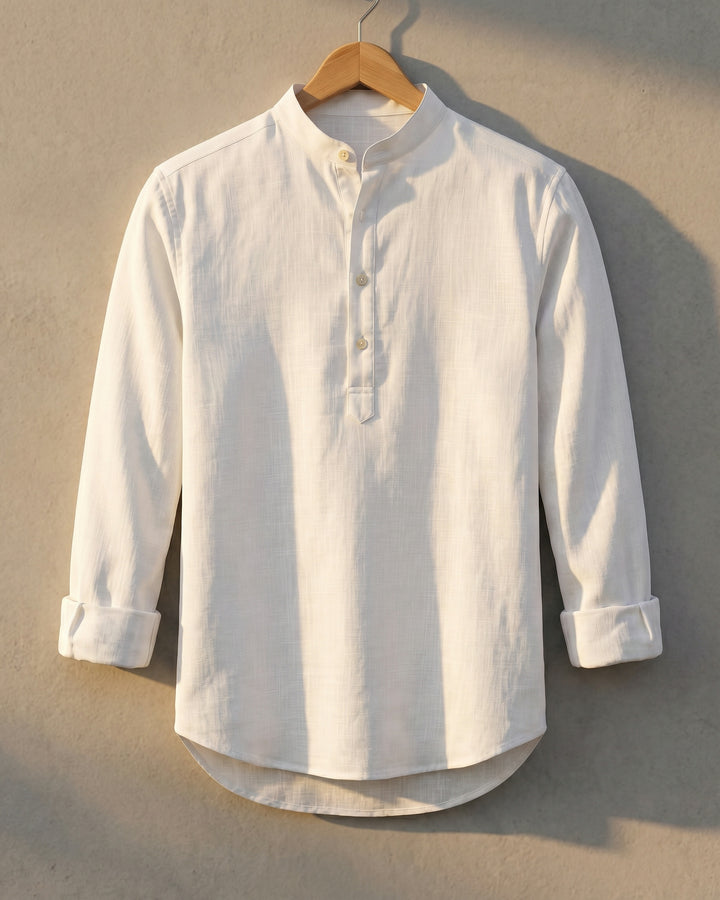 Vincenzo Cotton Linen Shirt