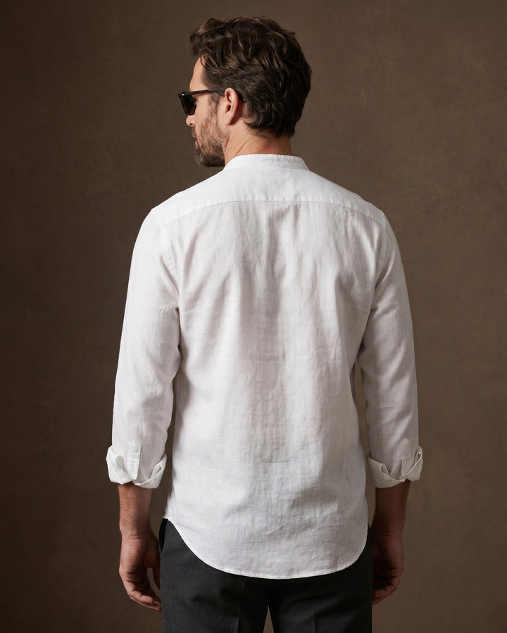 Vincenzo Cotton Linen Shirt