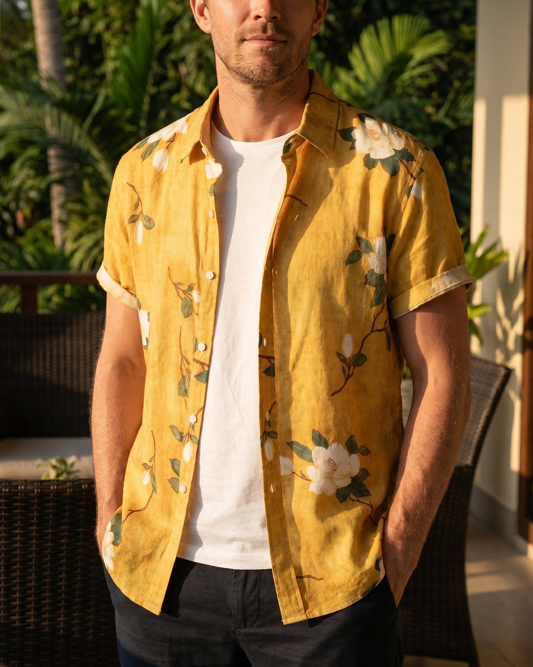 Ciro Floral Short-Sleeve Shirt
