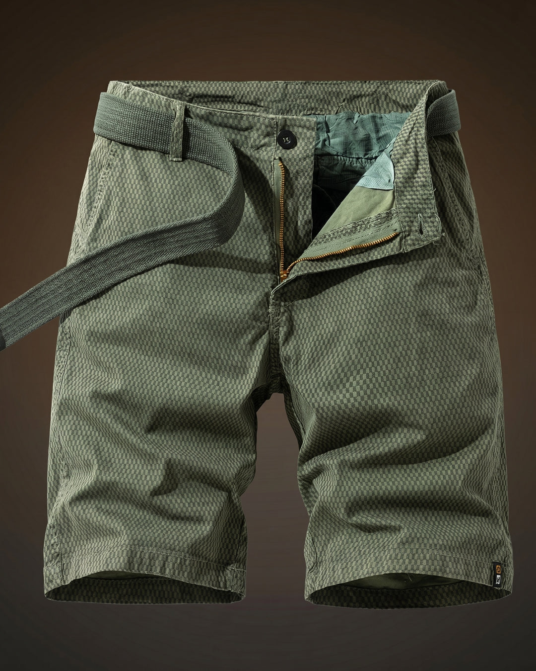 Ruben Cotton Check Shorts