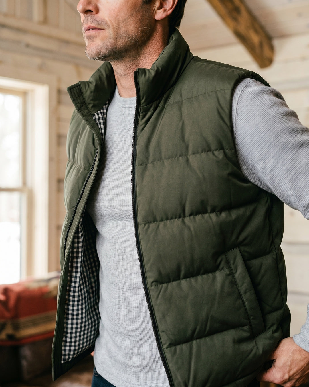 Dario Quilted Puffer Vest