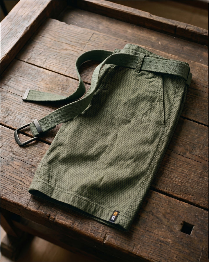 Ruben Cotton Check Shorts