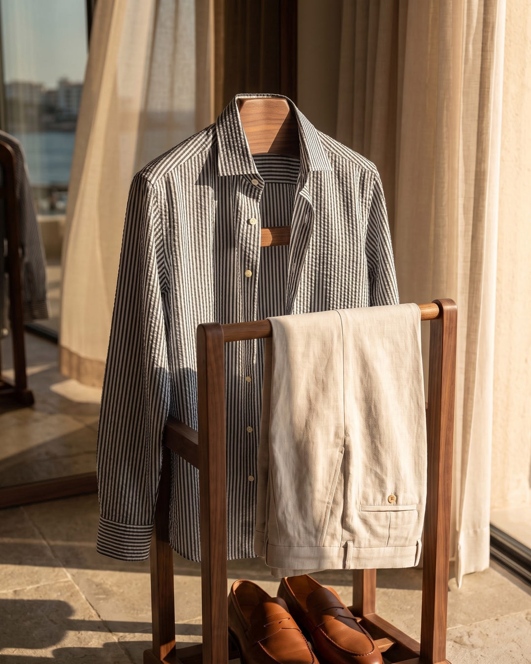 Pio Seersucker Dress Shirt