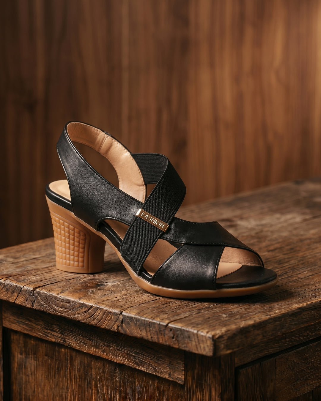 Rafaela Vegan Leather Heeled Sandal