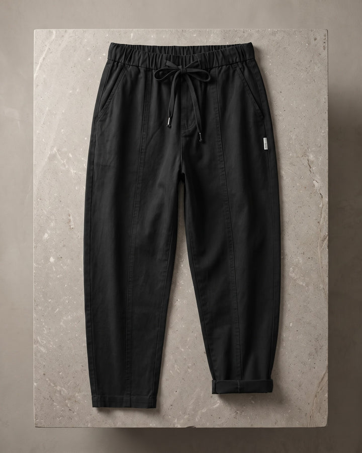 Virgilio Cotton Drawstring Trousers