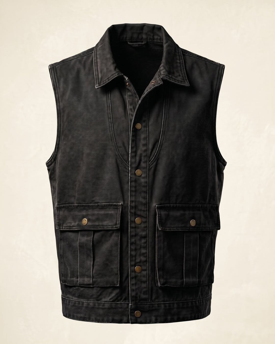 Edoardo Cotton Cargo Vest