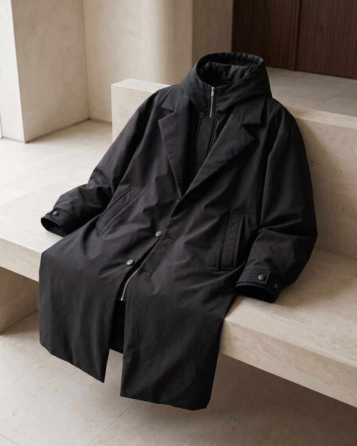 Umberto Hooded Overcoat
