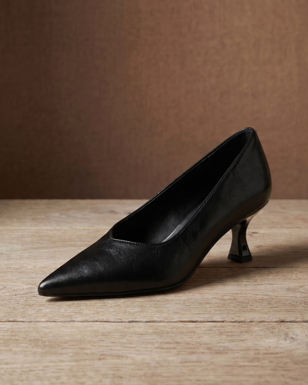 Felicia Leather Heels