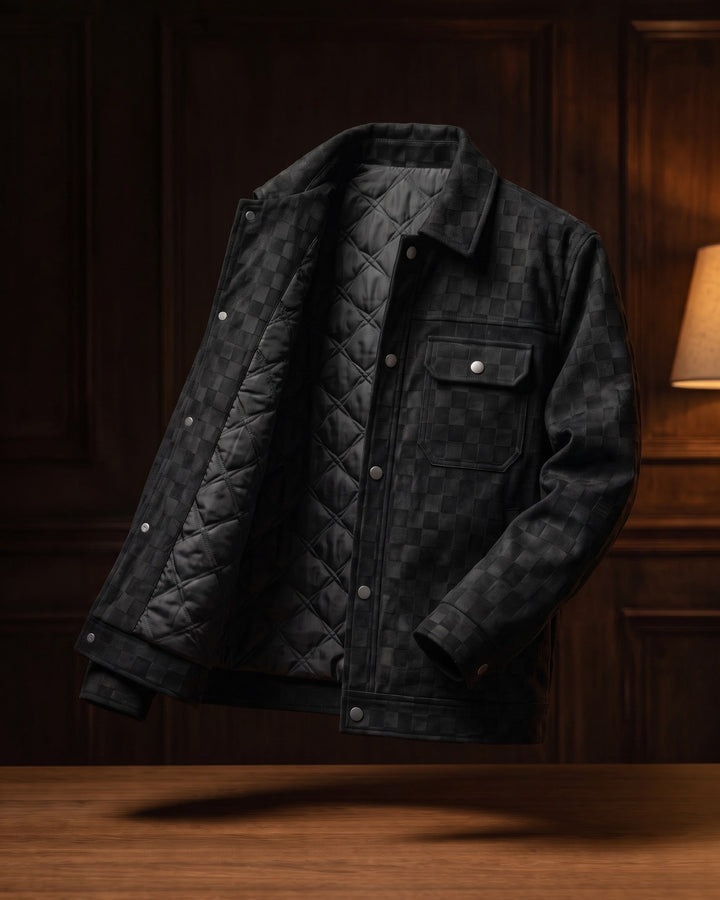 Manuel Quilted-Lined Trucker Jacket