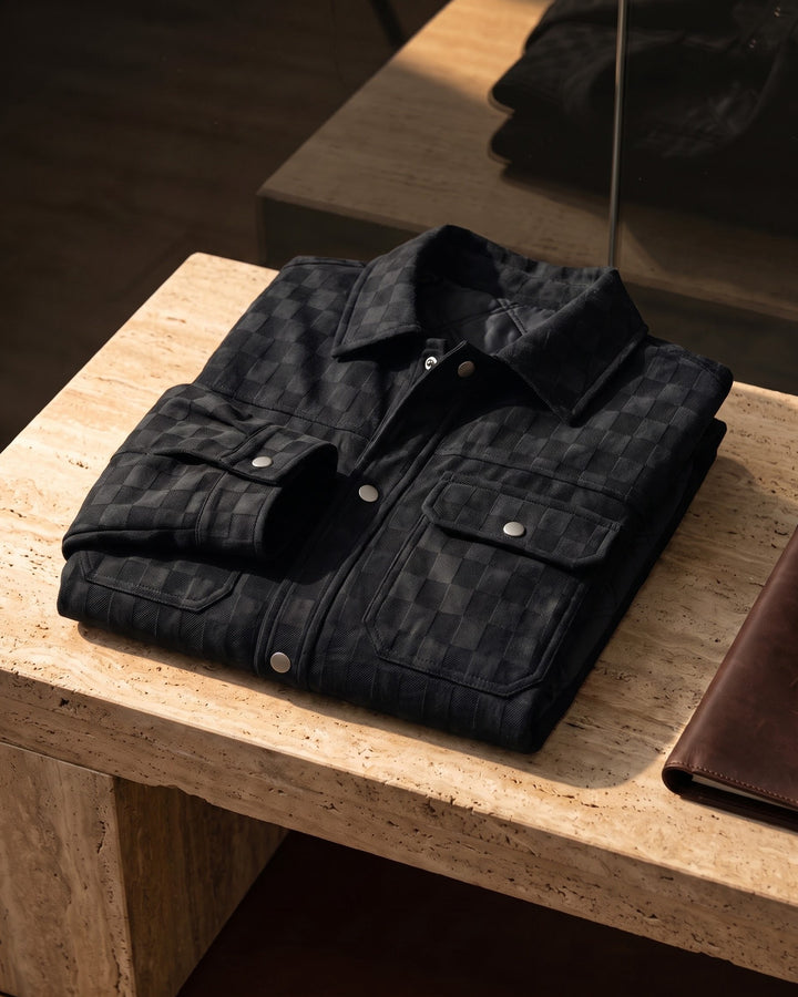 Manuel Quilted-Lined Trucker Jacket