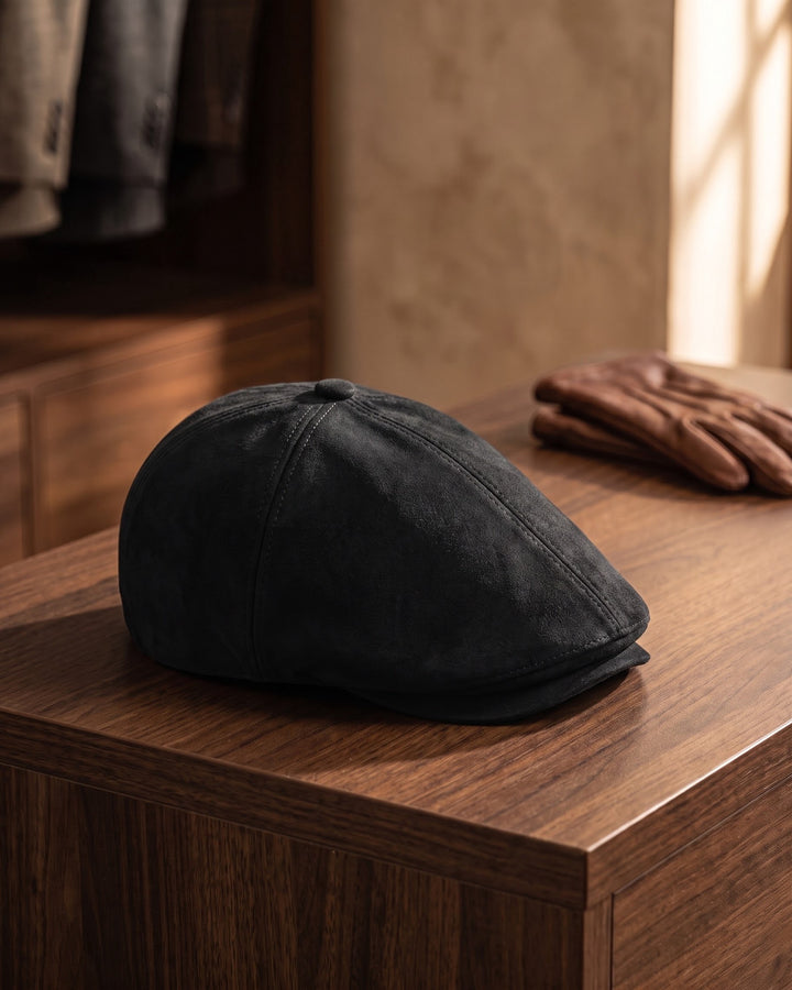 Romeo Suede Flat Cap