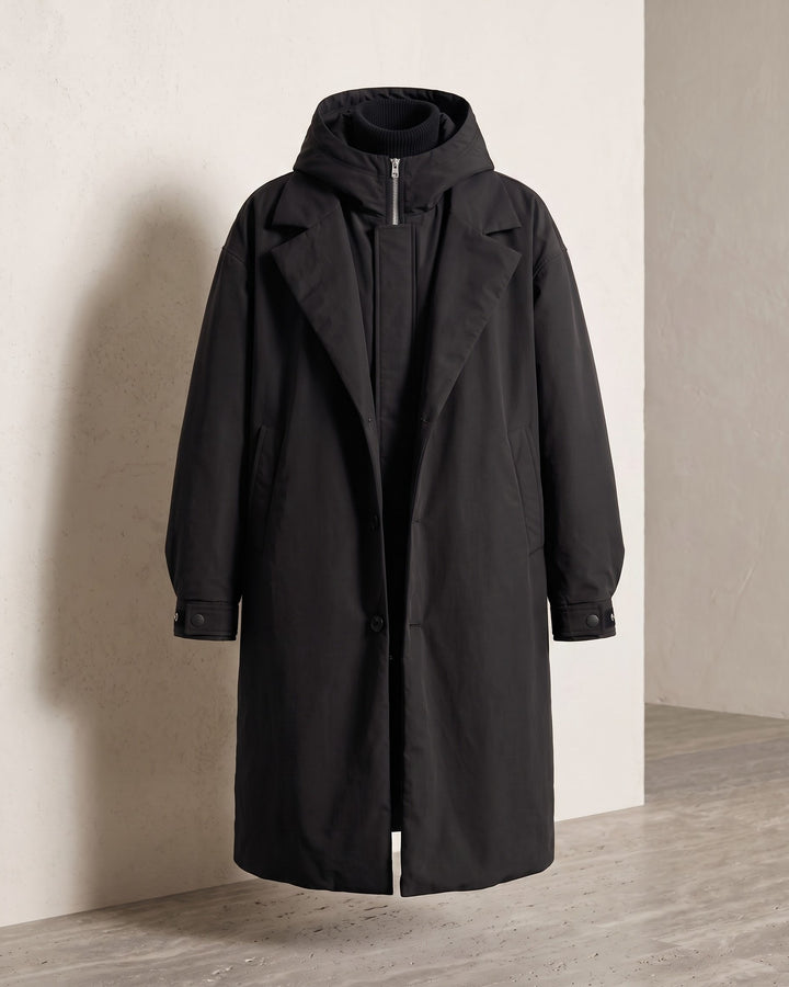Umberto Hooded Overcoat
