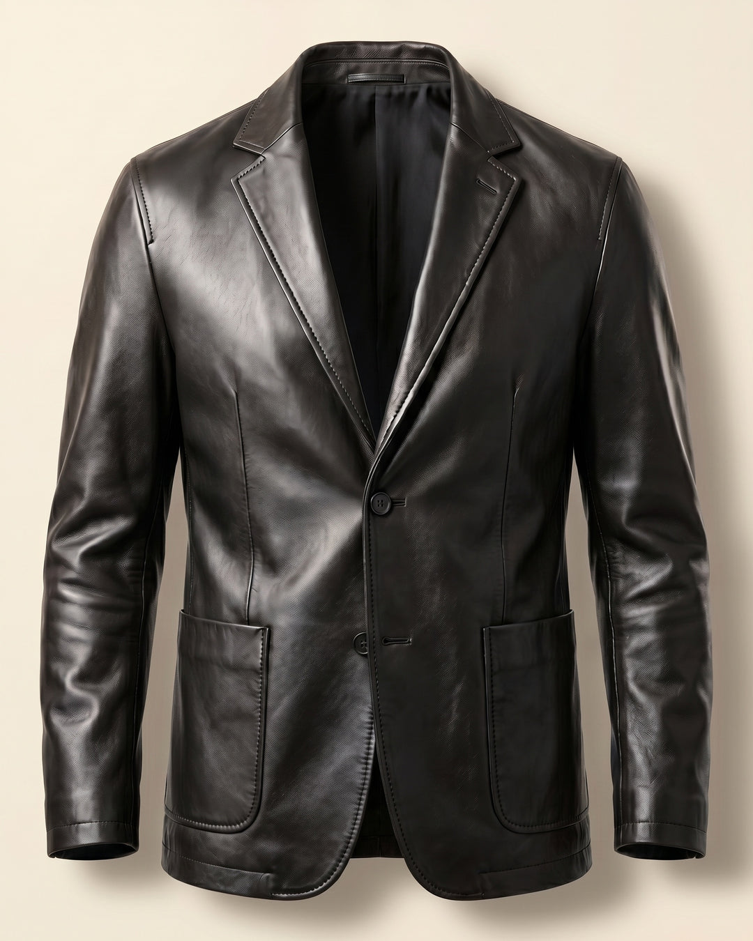 Sandro Faux Leather Blazer
