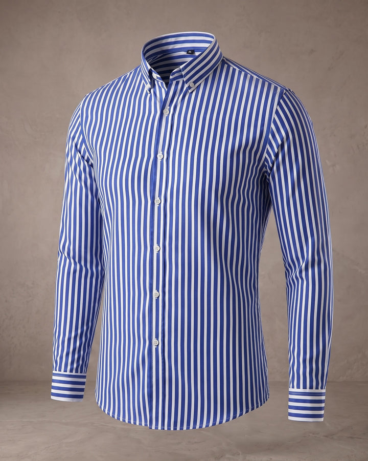 Lucio Striped Button-Down Shirt
