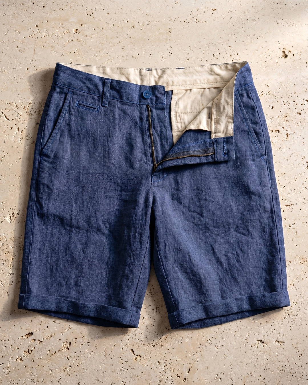 Julian Linen-Blend Shorts