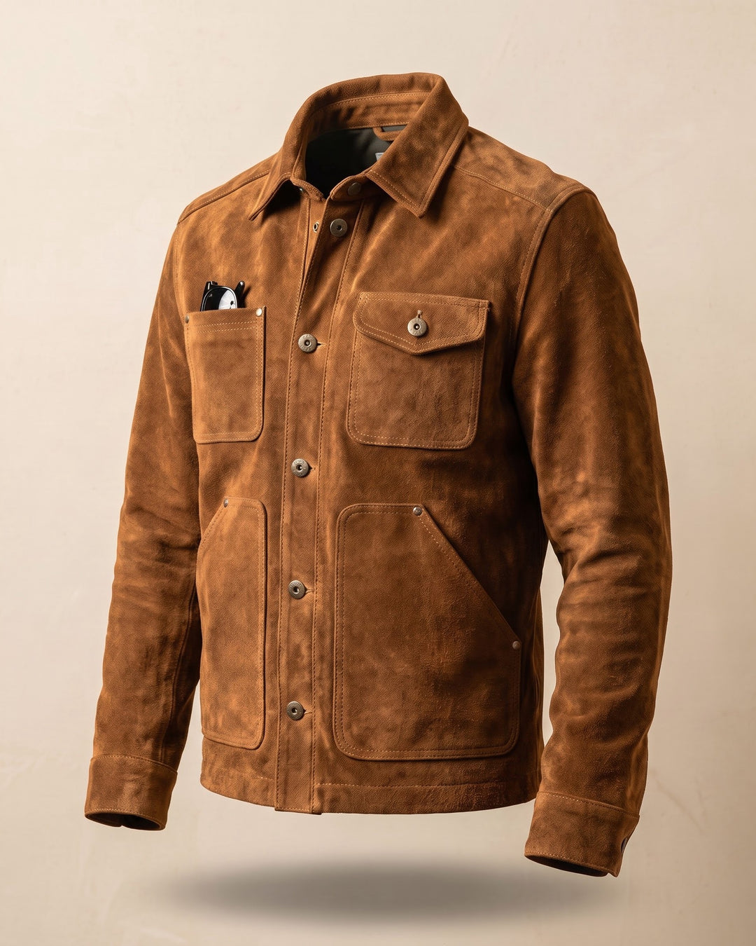 Ettore Suede Overshirt Jacket