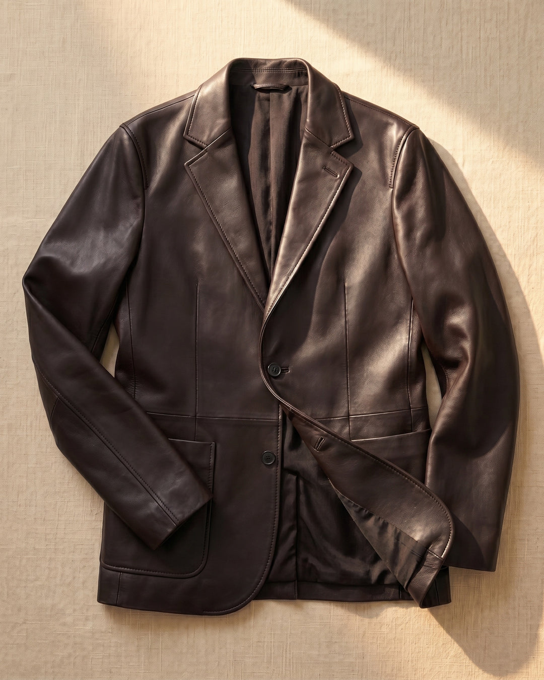 Sandro Faux Leather Blazer
