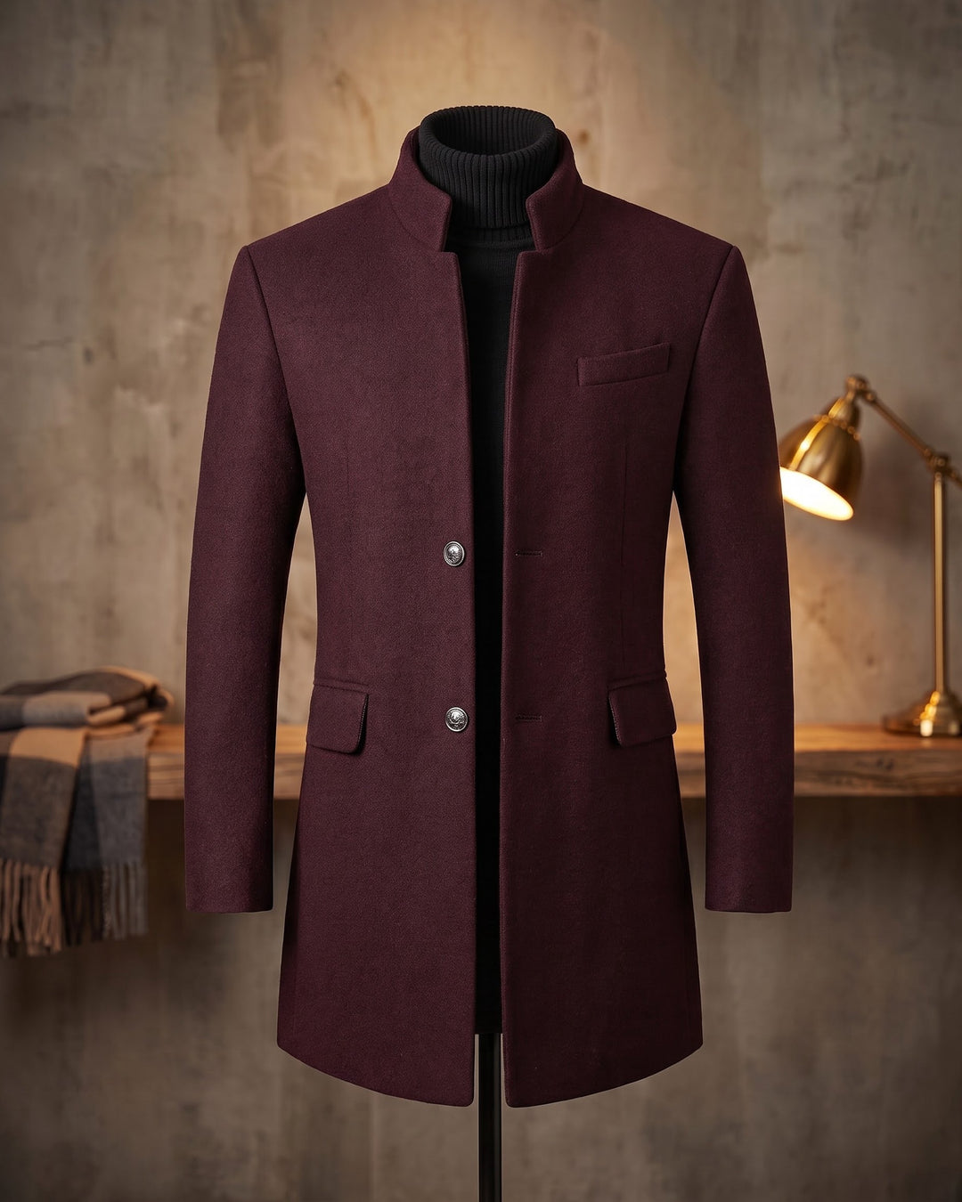 Sergio Wool Overcoat