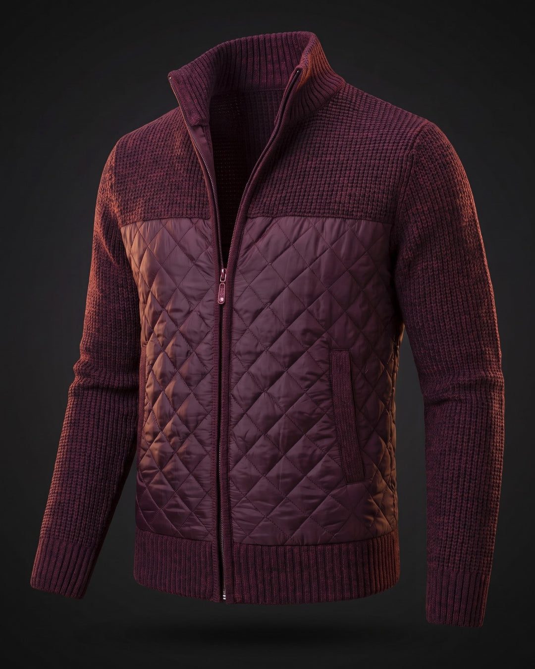 Rodrigo Hybrid Knit Quilted Jacket