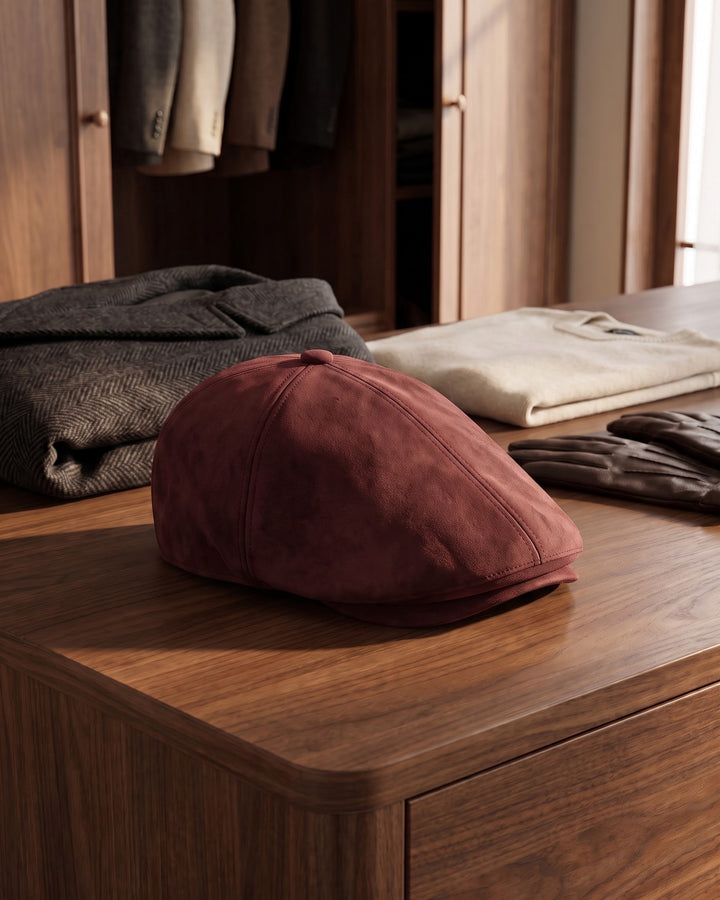 Romeo Suede Flat Cap