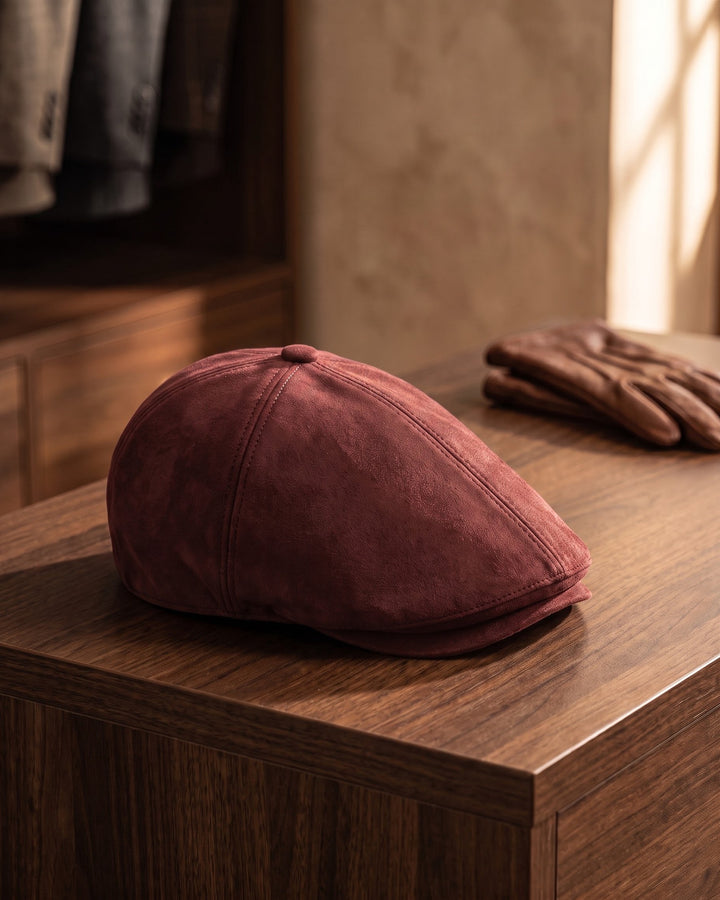 Romeo Suede Flat Cap