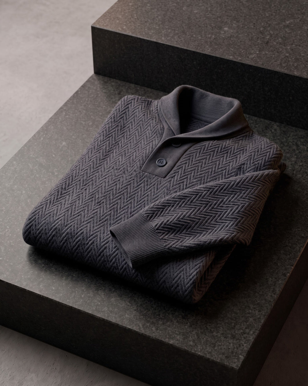 Octavio Cashmere Shawl-Collar Sweater