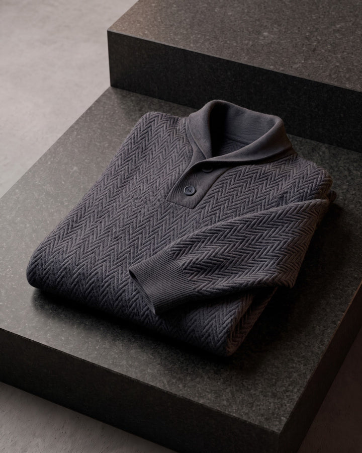 Octavio Cashmere Shawl-Collar Sweater