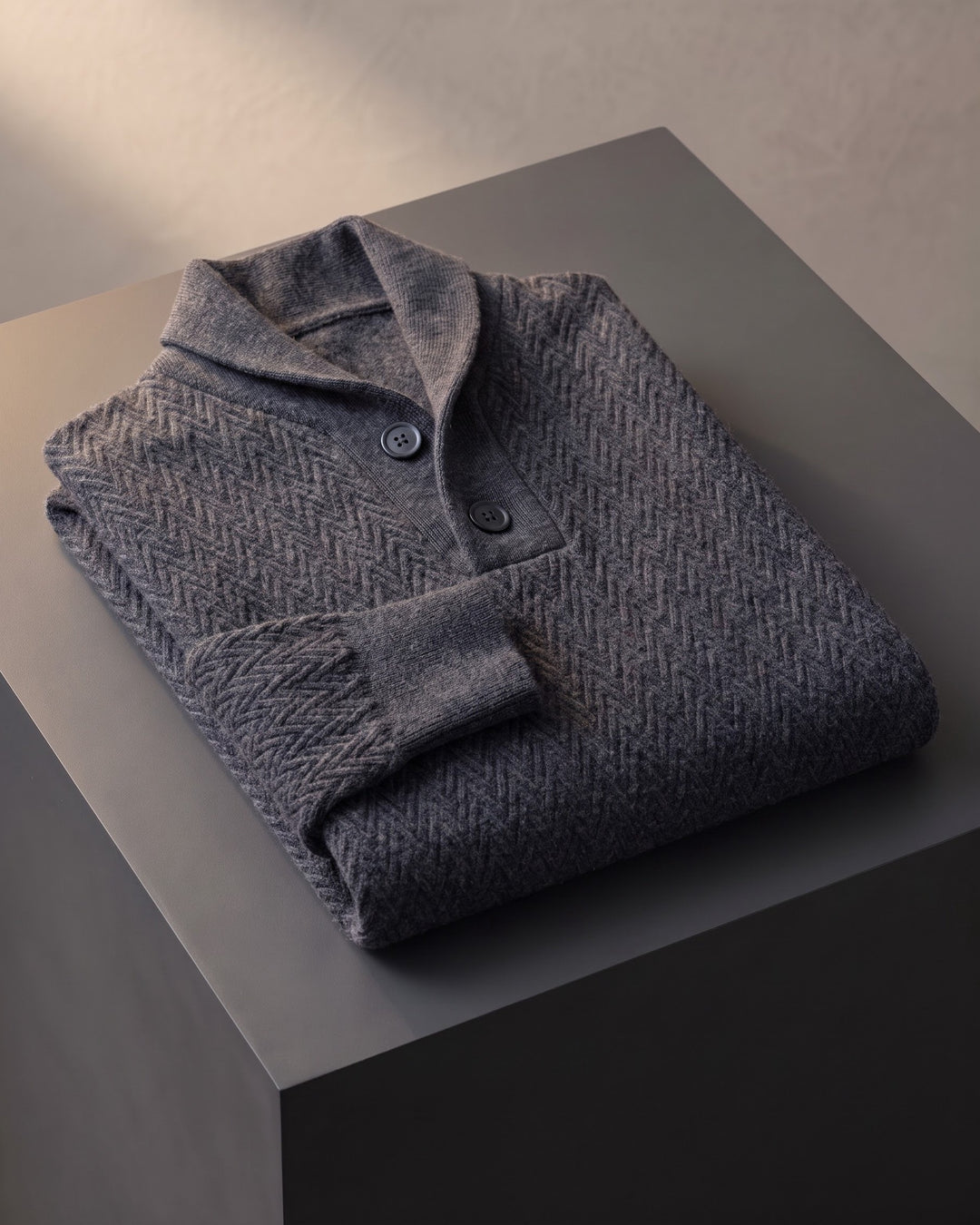 Octavio Cashmere Shawl-Collar Sweater