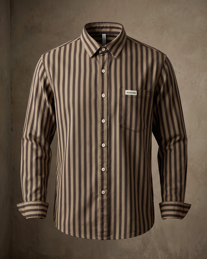 Andrea Cotton Striped Shirt