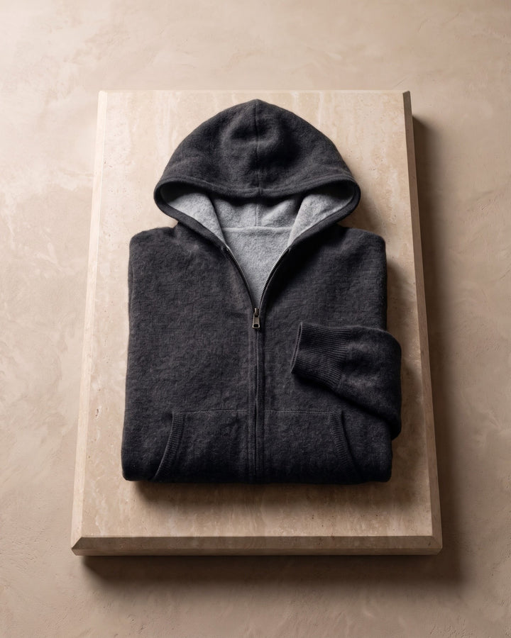 Donato Cashmere Zip Hoodie