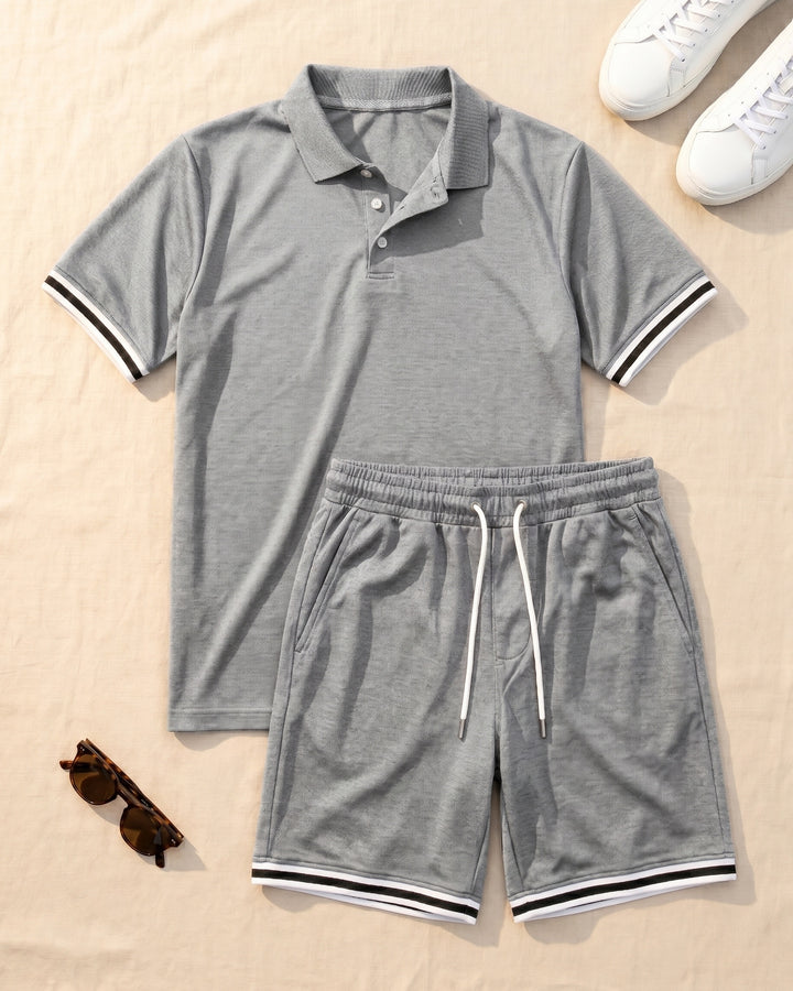 Nestor Polo and Shorts Set