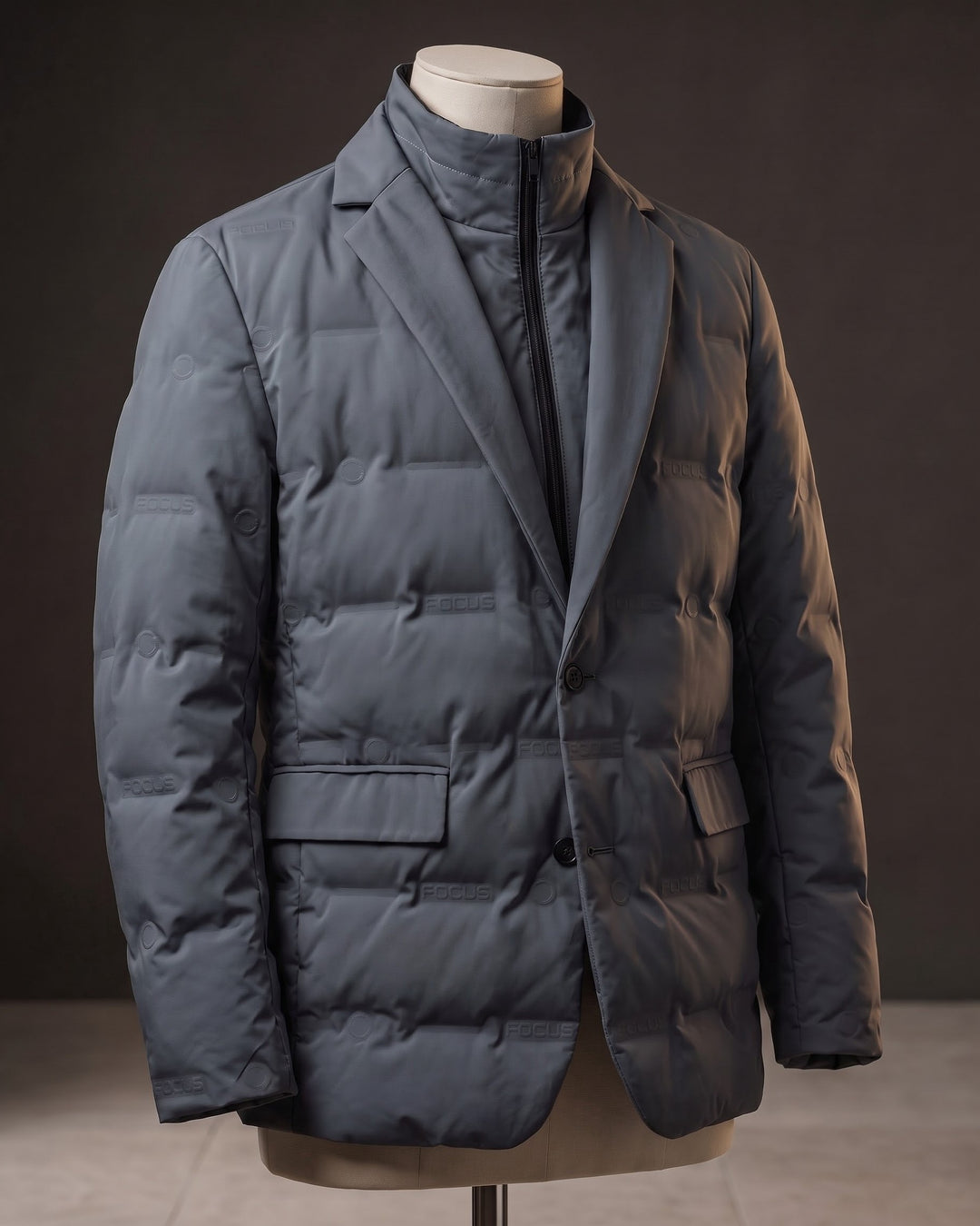 Ivo Down Quilted Blazer-Jacket